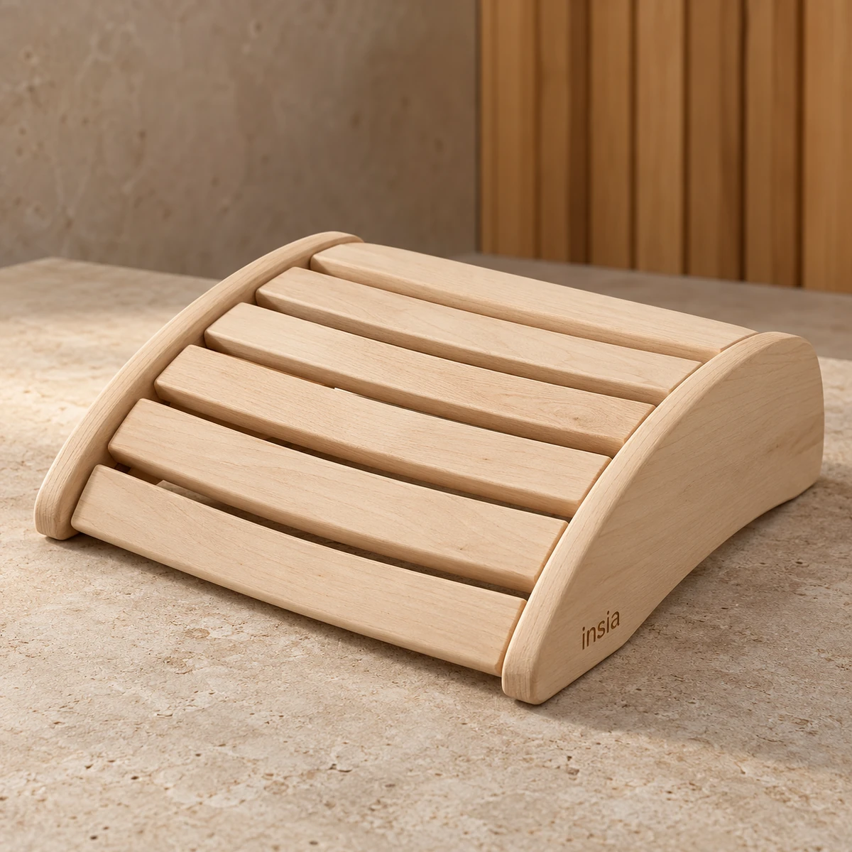 İnsia Ahşap Sauna Baş Dayama