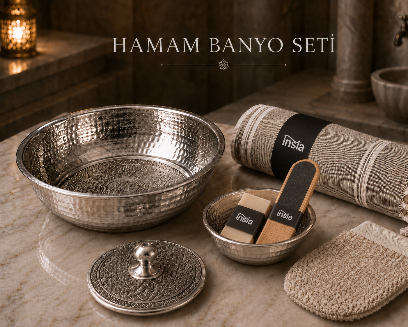 İnsia Hamam Banyo Seti